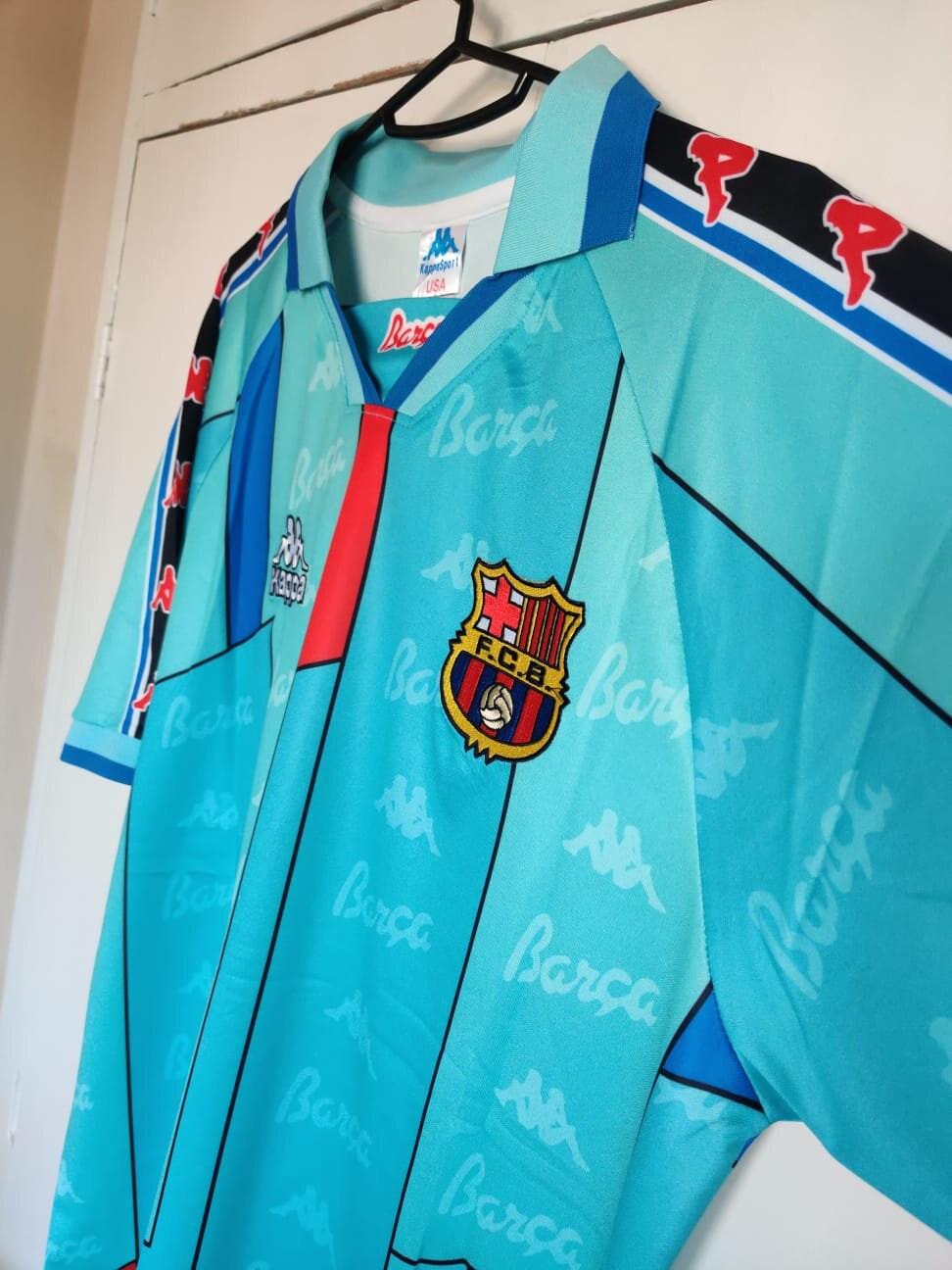 Barcelona 1996/97 Away Retro Football Kit Maglia Calcio Soccer Etsy UK