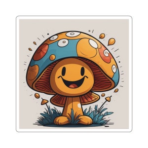 Groovy Mushroom Sticker