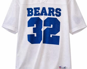 NFL Jersey Top White Y2K Oversized Sports Shirt 90s Style Football Streetwear Vintage Look Men S