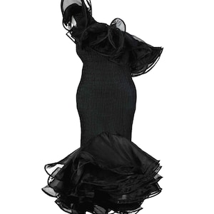 Tutto Black Statement Dress