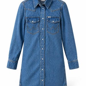 navy blue dress for baby girl Jean Paul Gaultier deconstructed denim dress — JAMES VELORIA main image 0