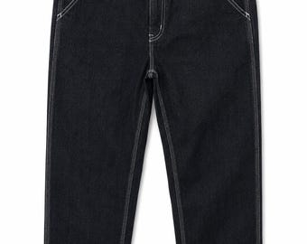 Vintage Carhartt Carpenter Jeans Men's Blue Denim Workwear Utility Pants