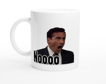 Taza Meme - Michael Scott The Office - Imagen mejorada por IA
