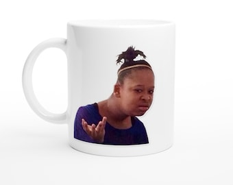 Taza Meme - Duh Girl - Imagen mejorada por IA