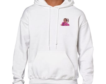 Sudadera con capucha Meme - No sé niña - Imagen mejorada por IA