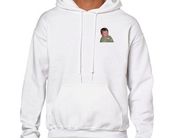 Sudadera con capucha Meme - Niño asado - Imagen mejorada por IA