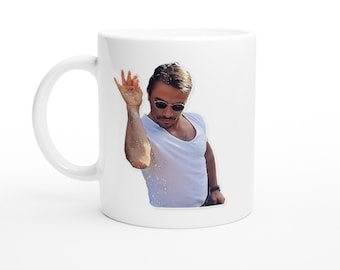 Taza Meme - Salt Bae - Imagen mejorada por IA