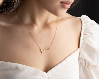 Sterling Silver Personalized Name Necklace: Dainty Custom Jewelry