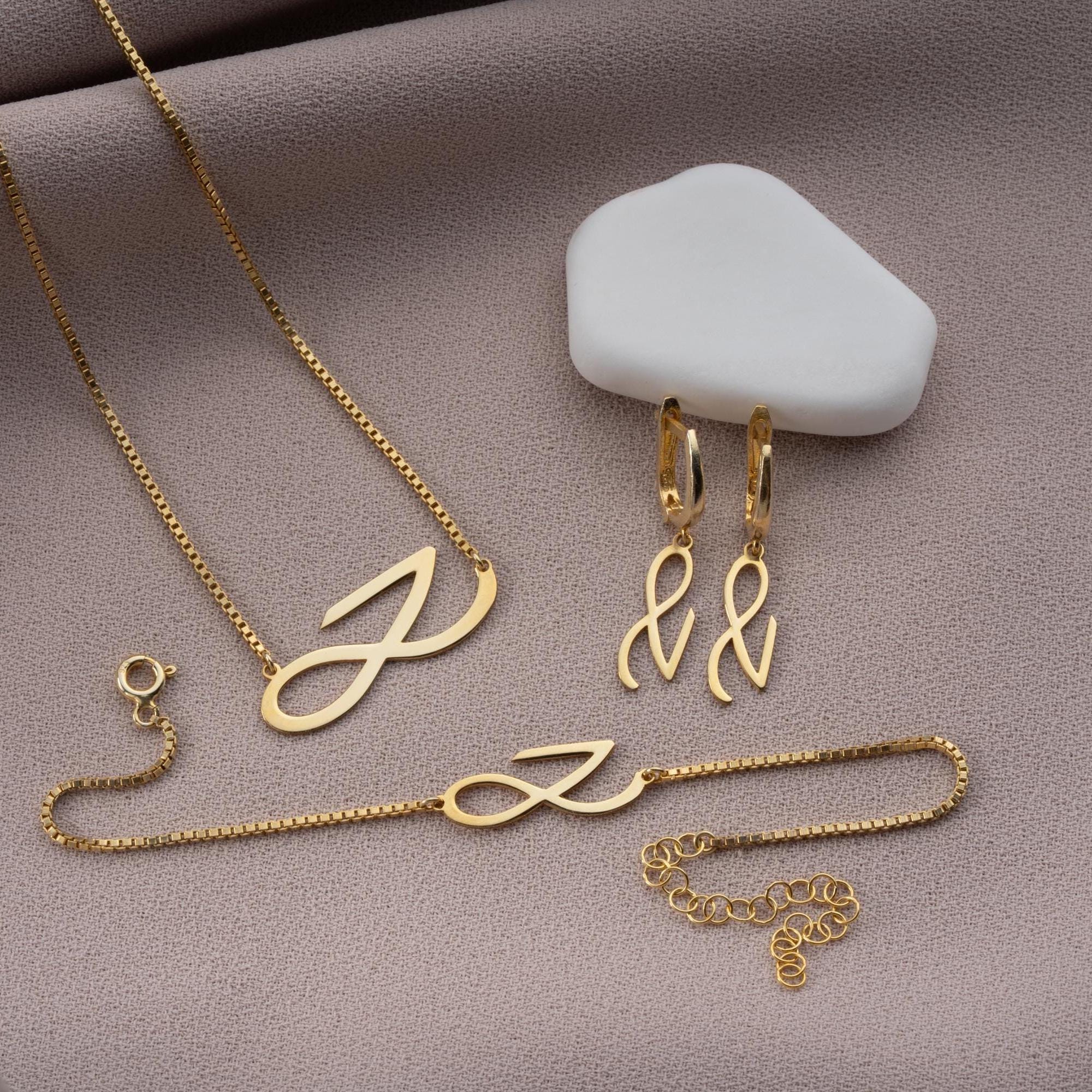 Jungkook Golden Jewelry Set: 925 Sterling Silver Necklace
