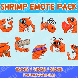 Shrimp Emote Pack