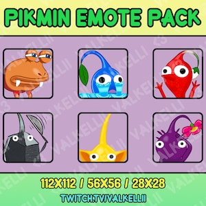 Pikmin Emote Pack For Twitch, Discord