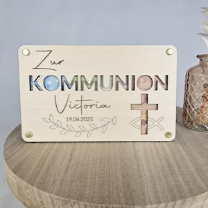 Geldgeschenk Kommunion personalisiert | Kommunion Geldgeschenk | Kommunionsgeschenk Junge |  Kommunion Geschenk Mädchen | Geschenk Kommunion