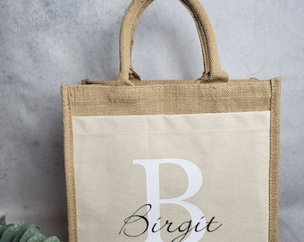 Jute bag personalized | Gift for girlfriend | Attention | Thank you