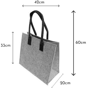 Shopper personalisiert aus Filz Tasche Oma Mama Geschenk Muttertag Bild 4