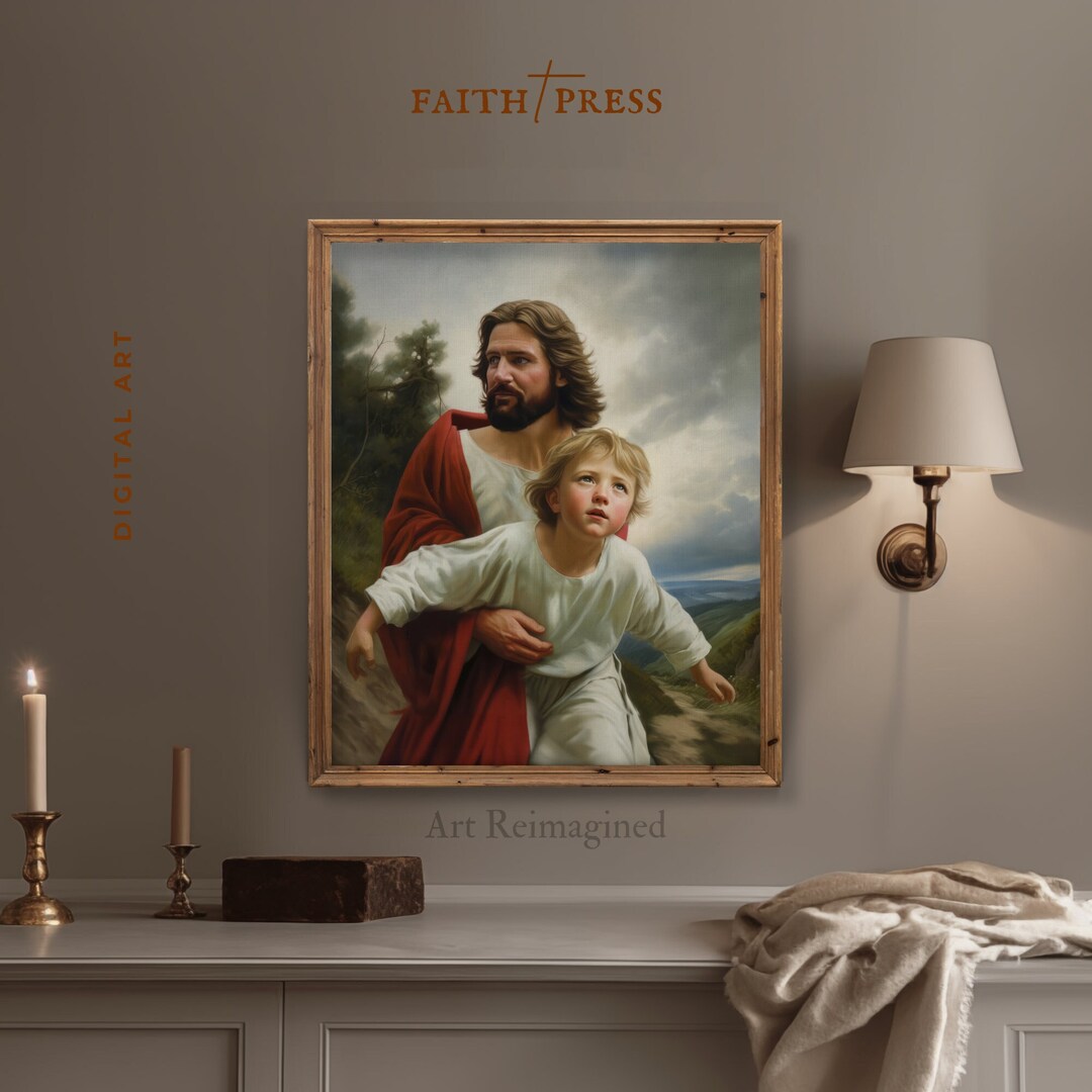 Christian Digital Art Jesus Gift Art Christian Gift Art Etsy