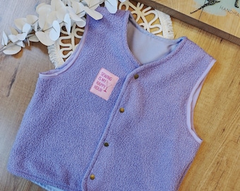 Teddy Weste | Weste | Plüschweste | Teddy Fleece | Damen Weste