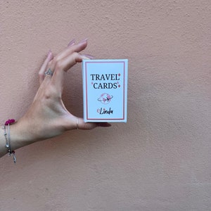Regali di viaggio | Gioco di carte da viaggio | 52 sfide di viaggio | Regalo per coppie | Regalo per viaggiatori | Travel Cards