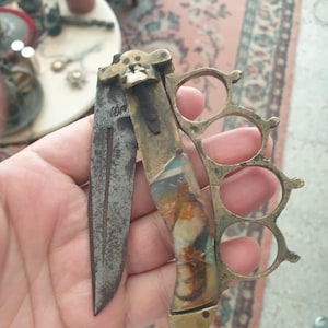 Antikes Grabenmesser: WWI Militär Sammlerstück