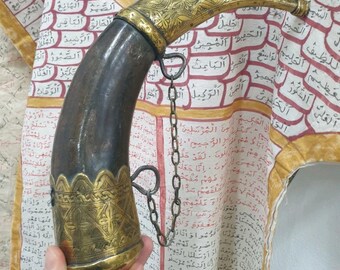 antique ottoman gunpowder box old gunpowder flask