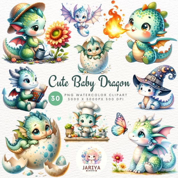 Year of the Dragon Clipart Bundle - Best Seller for Dragon Lovers and DIY Projects