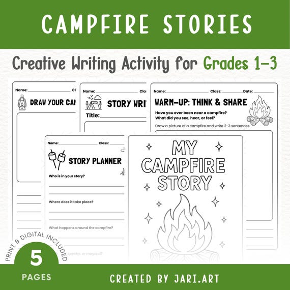 Campfire Writing Examples Campfire Storytelling Prompts