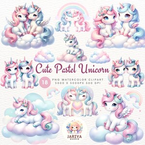 パステルカラーのユニコーン クリップアート、水彩ユニコーン PNG、ユニコーン カップル PNG、ユニコーン クリップアート、ユニコーン マグカップ、カップル クリップアート、バレンタインデー PNG