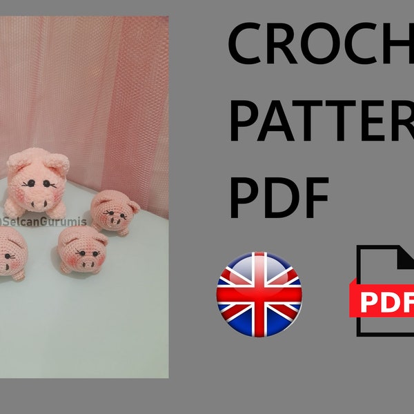 Crochet Pig Pattern | Easy to make | Simple And basic | simple directions