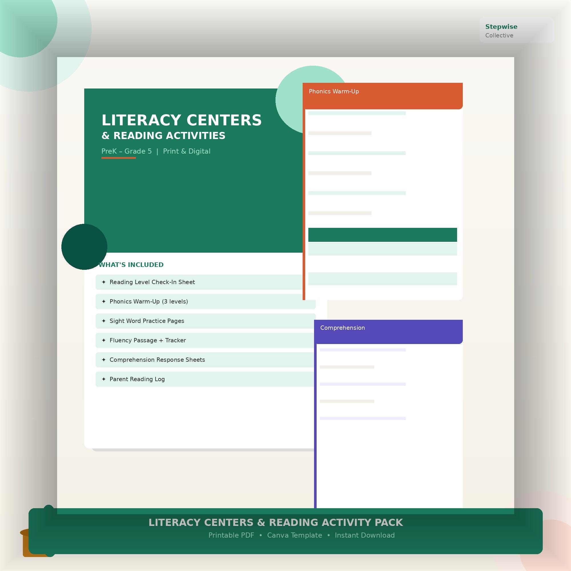 Literacy Centers & Reading Activity Pack - Etsy Australia