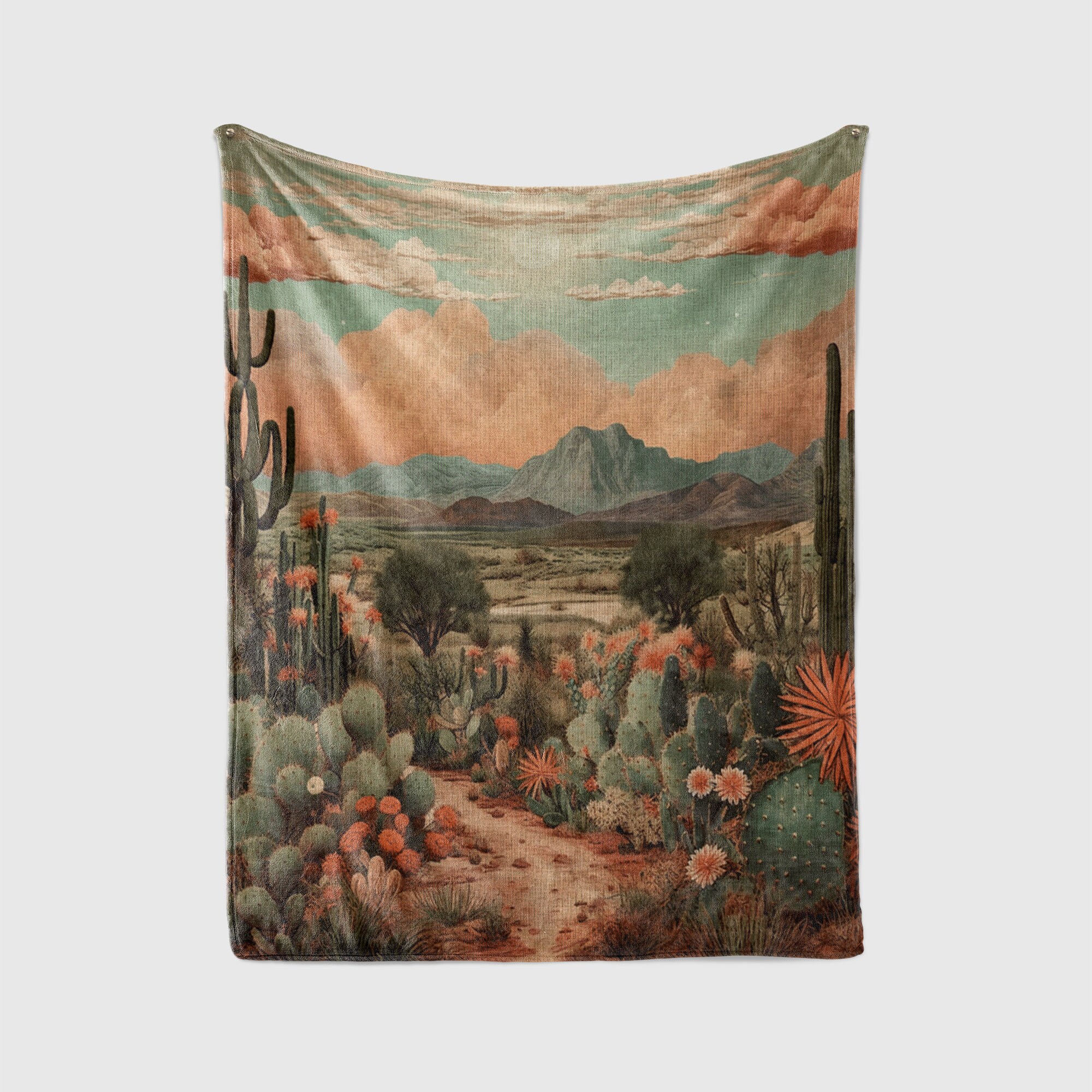Desert Landscape Wall Art Woven Tapestry Wall Hanging Desert Aesthetic Blanket Woven Tapestry Landscape Tapestry Whimsical Room Decor Etsy