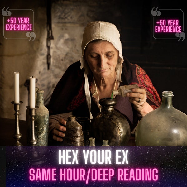 HEX YOUR EX until they return,Hex Your Ex Spell, Break Up Curse, Revenge Magic, Witchcraft Supplies, Dark Spells, Voodoo Rituals