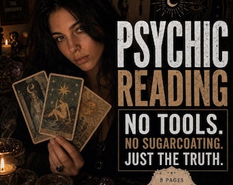 12-Card Tarot Reading | Personalized Psychic Guidance + 3 pages (Digital PDF)