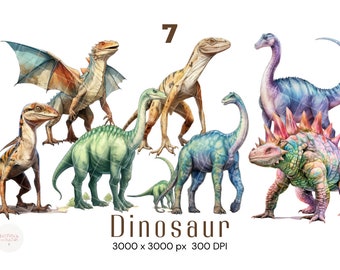 Dinosaur PNG Clipart, Jurassic Dinosaur clipart, T rex png, Dinosaur birthday, Dinosaur cake topper, Jurassic birthday