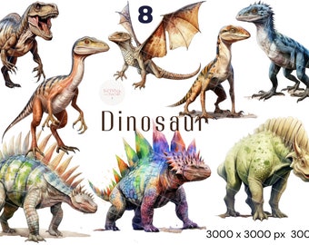 Dinosaur PNG Clipart, Jurassic Dinosaur clipart, T rex png, Dinosaur birthday, Dinosaur cake topper, Jurassic birthday