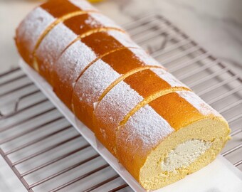 The Original Japanese Floating Cloud Cake Roll  With Yuzu and White Chocolate Cream Filling