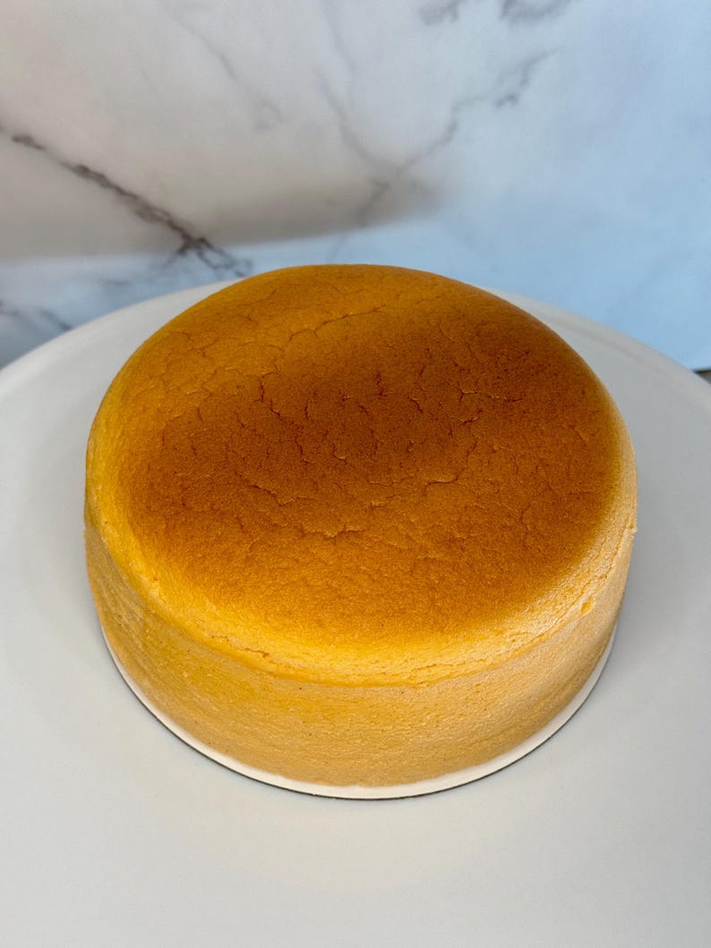 Japanese Souffle Thai Tea Cheesecake 6 Inch Organic, Low crab 画像 4