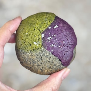 Black Sesame Neapolitan Cookies (one dozen) Organic Ingredients