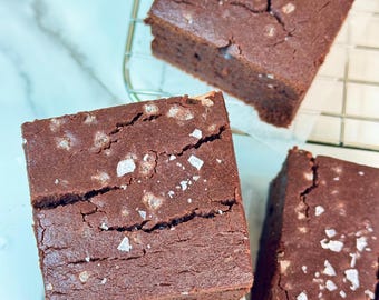 Vegan Organic Mochi Brownie- Gluten Free ( 9 Pieces)