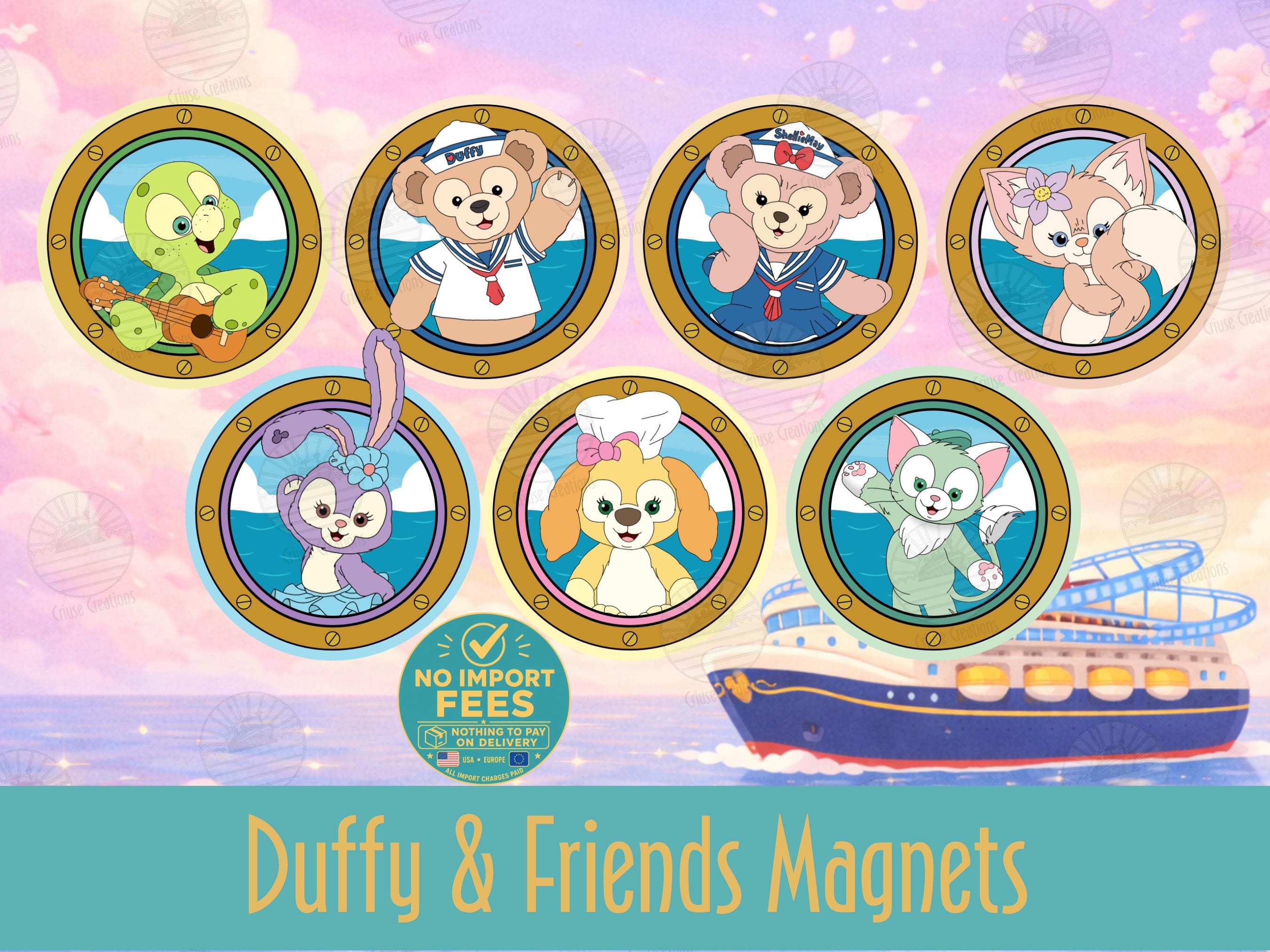 Disneycruise magnets - Etsy 日本