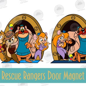 Rescue Rangers Door Magnet
