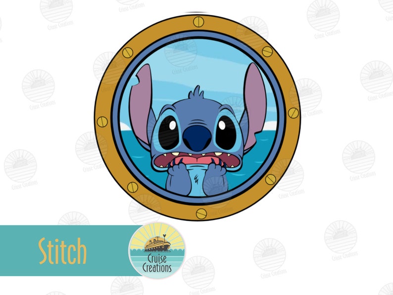 Customisable Character Porthole Magnets for Cruise Door Stich