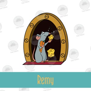 Disney Cruise Line Door Magnet Porthole Remy