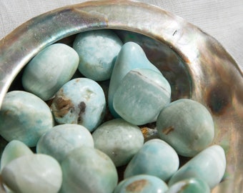 Pietra levigata di Larimar