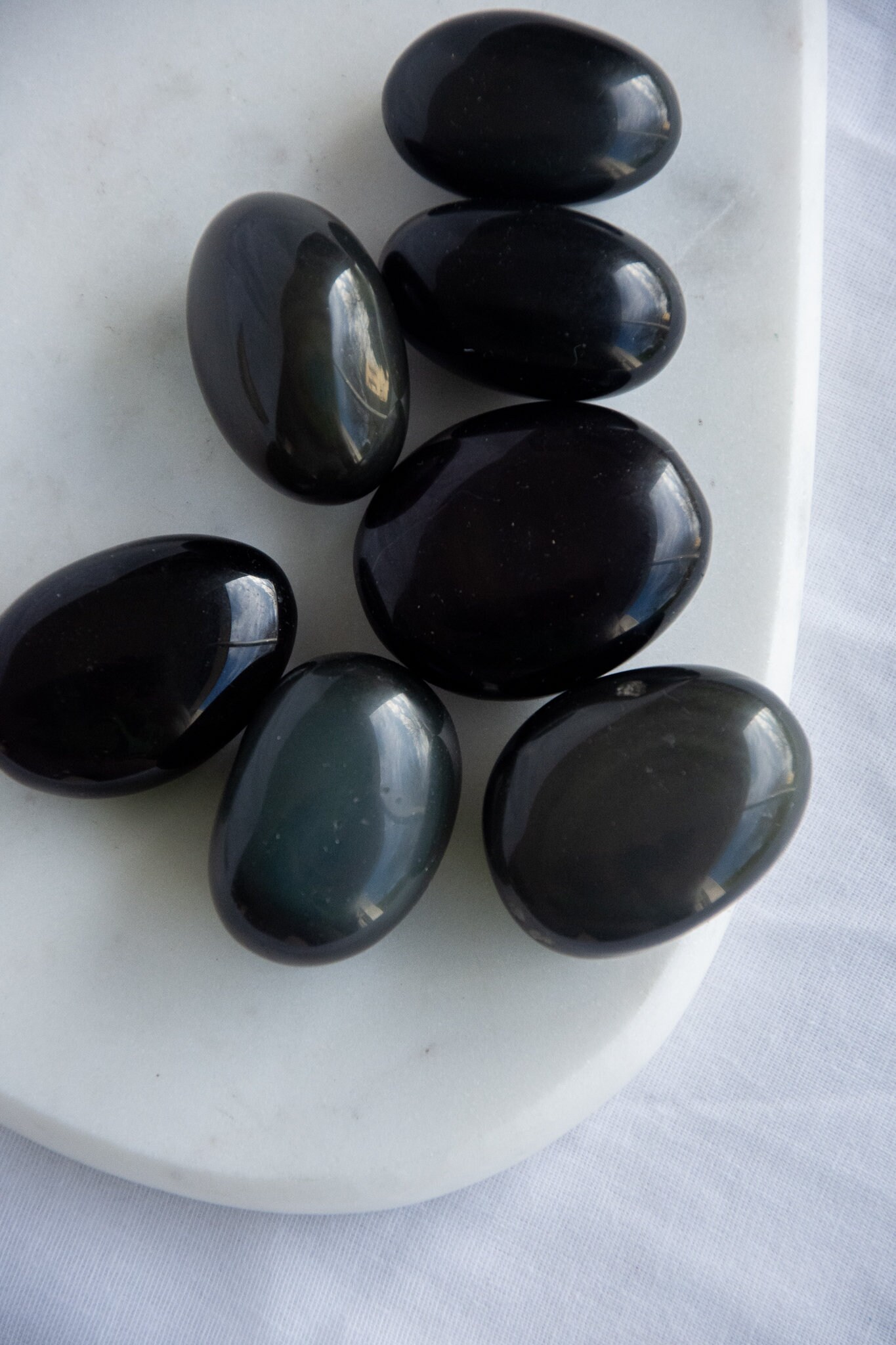 Celestial Eye Obsidian Tumbled Stone