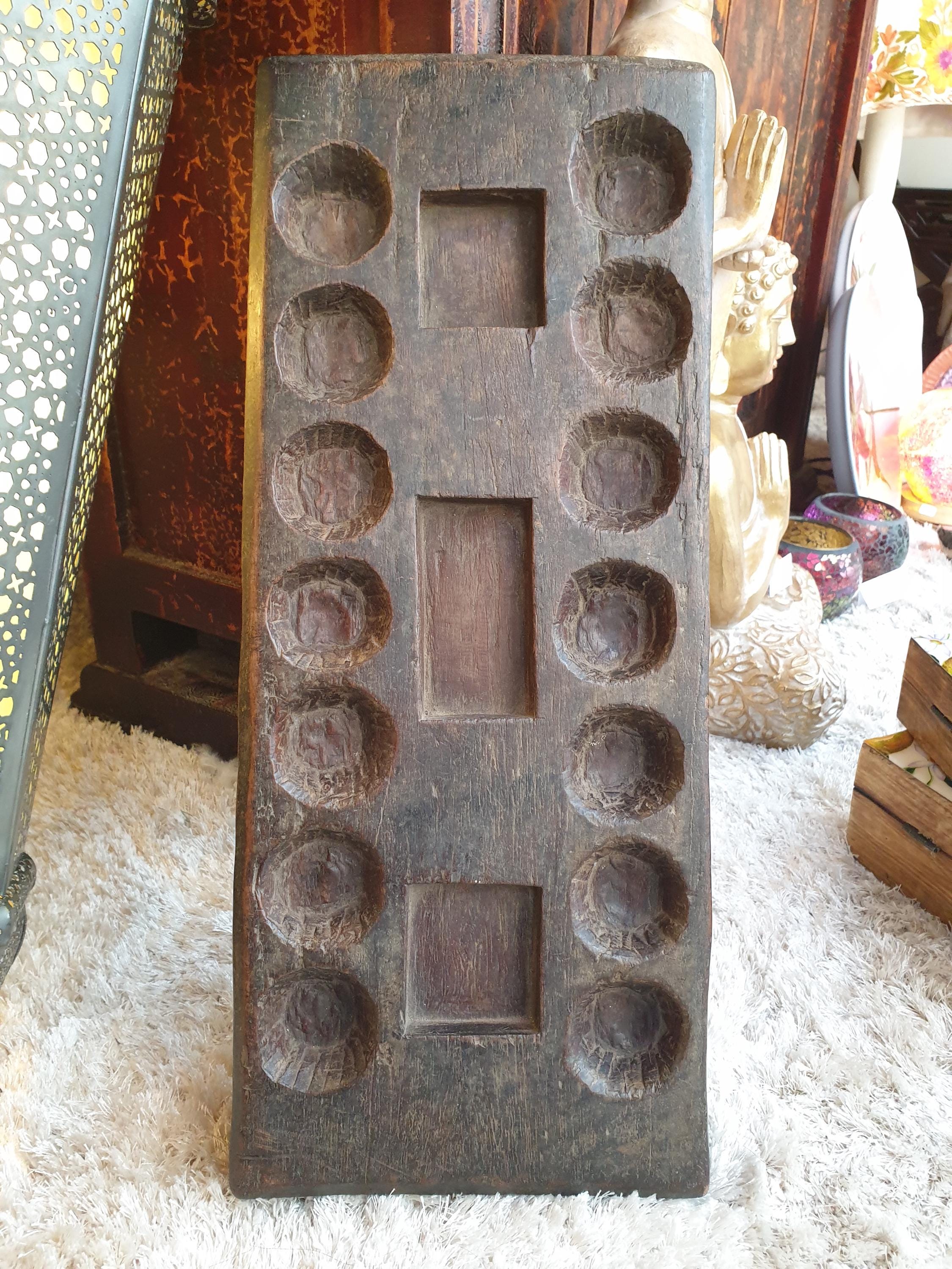 Plateau indien à compartiments motifs éléphants Pondie Chérie - Le