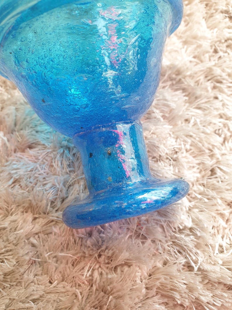 artisan glass cup unique design