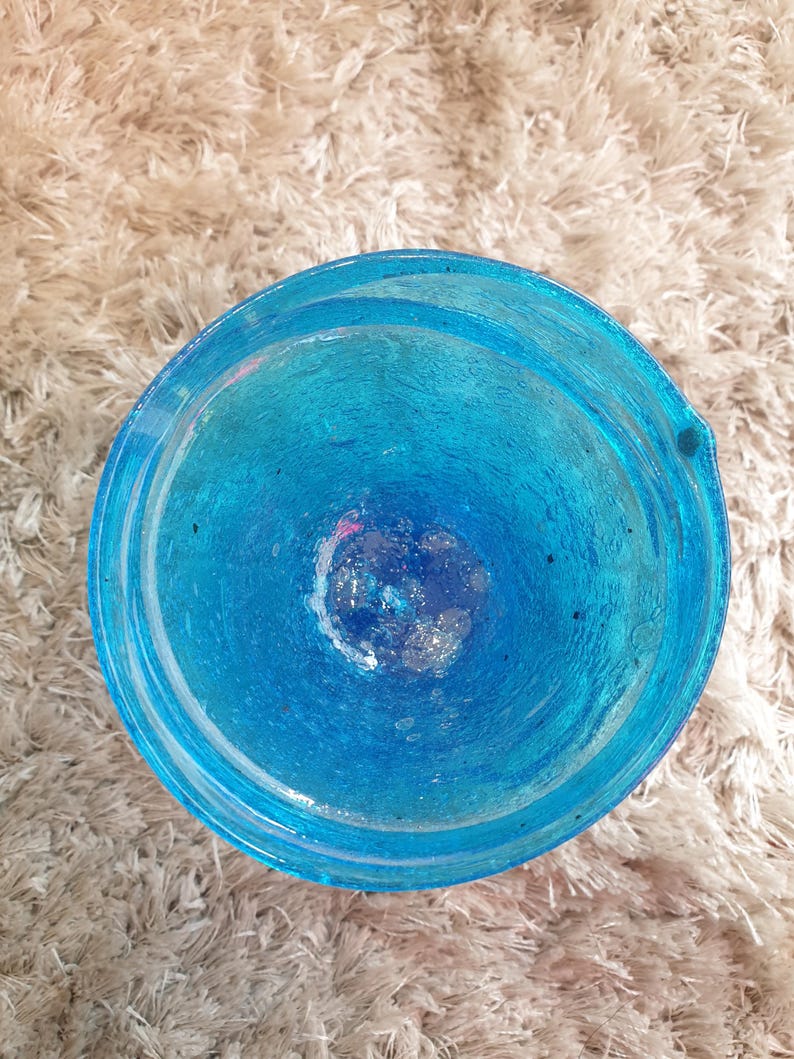 modern hand blown glass tableware