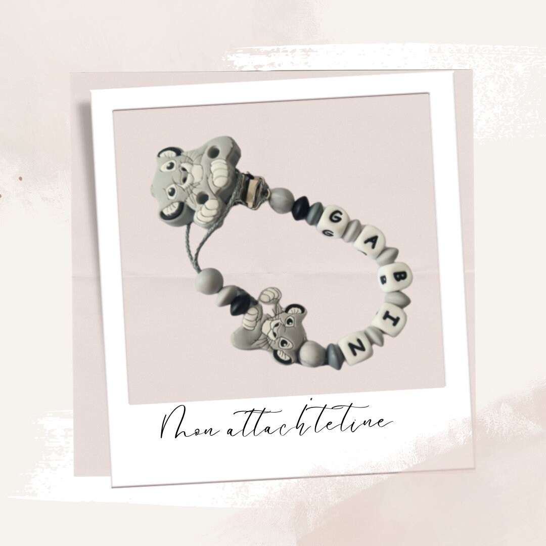 Personalized Disney Pacifier Clip Etsy