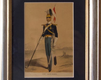 17th Lancers Neu gerahmter Druck