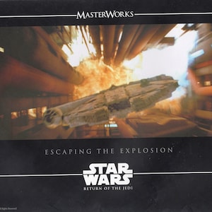 Star Wars Masterworks Sammelkarten, 'Escaping the Explosion'