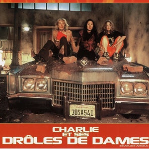 Charlie&#39;s Angels Sitting on a Car French Lobby Card